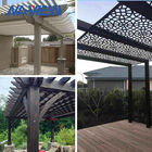 Modern Cantilever Pergola Patio Canopy 10x10 Deck Gazebo Disesuaikan pemasok