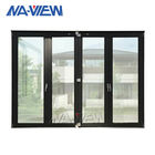 Guangdong NAVIEW Standard American Large Long Aluminium Side Bifold Folding Multifold Sliding Windows For House pemasok